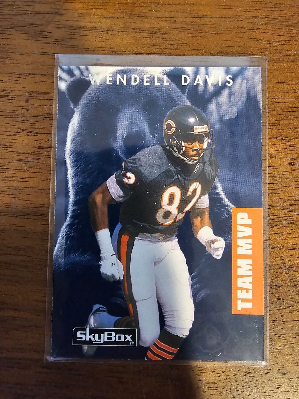 Wendell Davis 1992 Skybox Primetime no. 232 - Team MVP - NFL - Fresh Pull